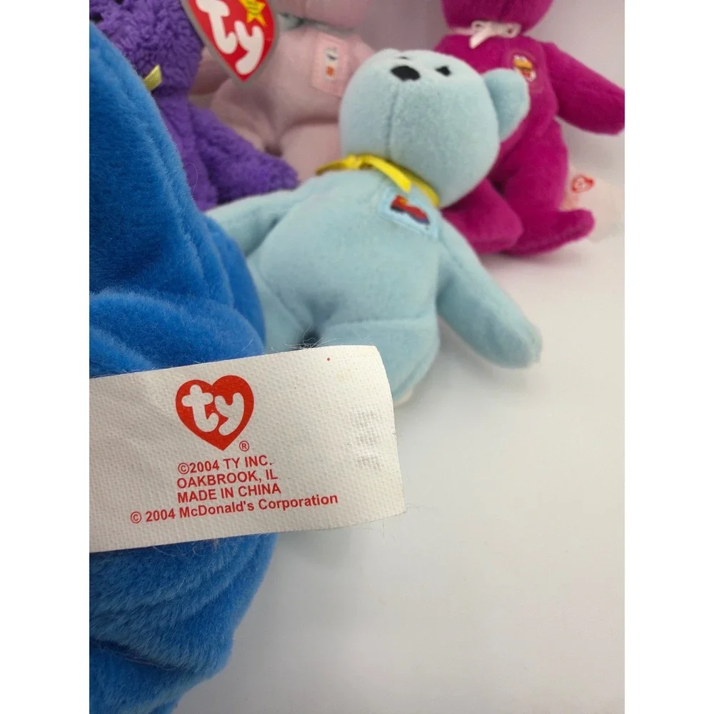 Ty‎ McDonald's 25 Years of Happiness Beanie Babies Set 6 Multi Y2K Retro Toy